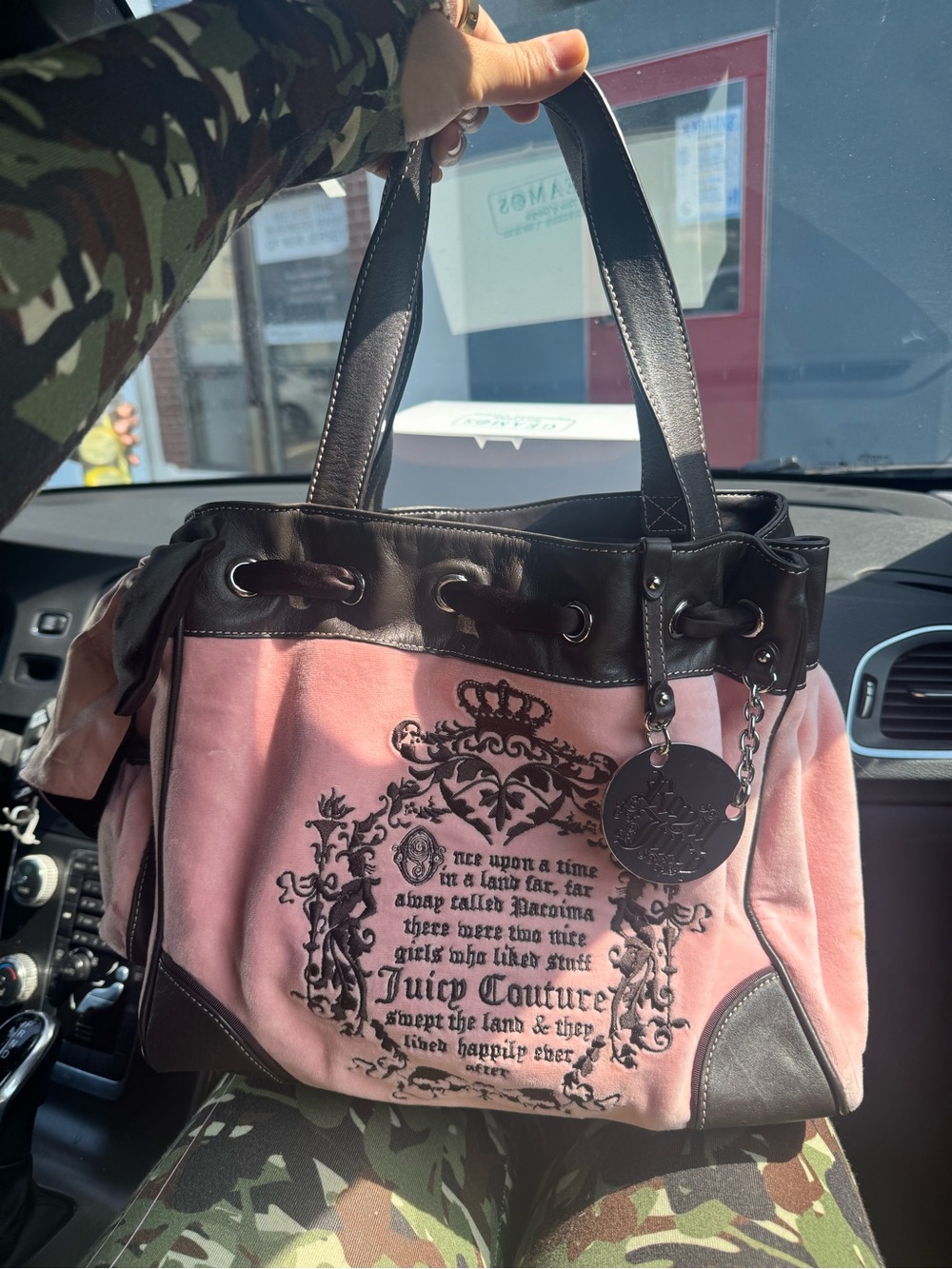 Vintage  Couture Pink Daydreamer bag